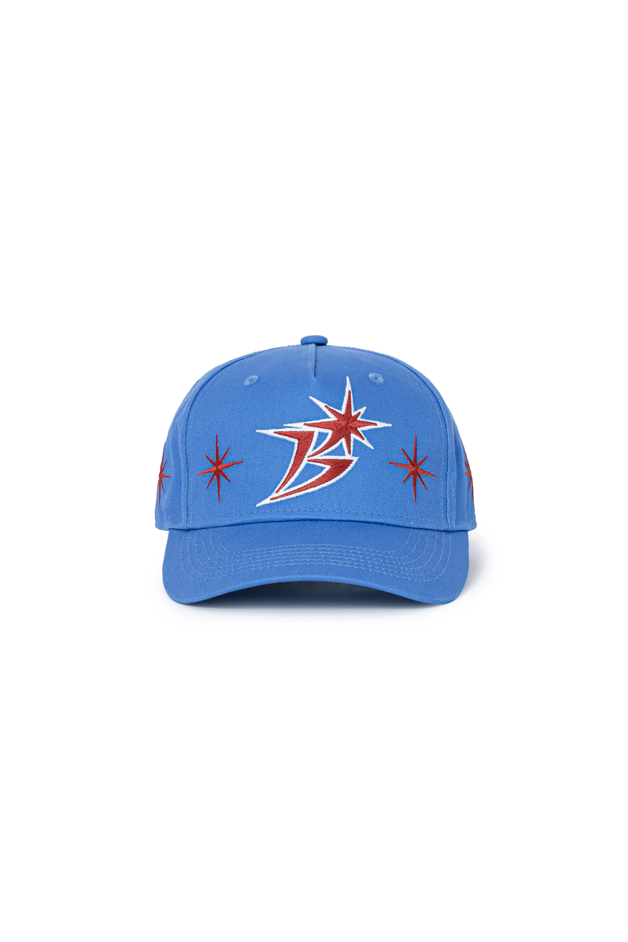 The B Logo Sparkle Structured 5-Panel Cap Cobalt available online with global shipping, and in PAM Stores Melbourne and Sydney.