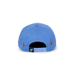 The B Logo Sparkle Structured 5-Panel Cap Cobalt available online with global shipping, and in PAM Stores Melbourne and Sydney.