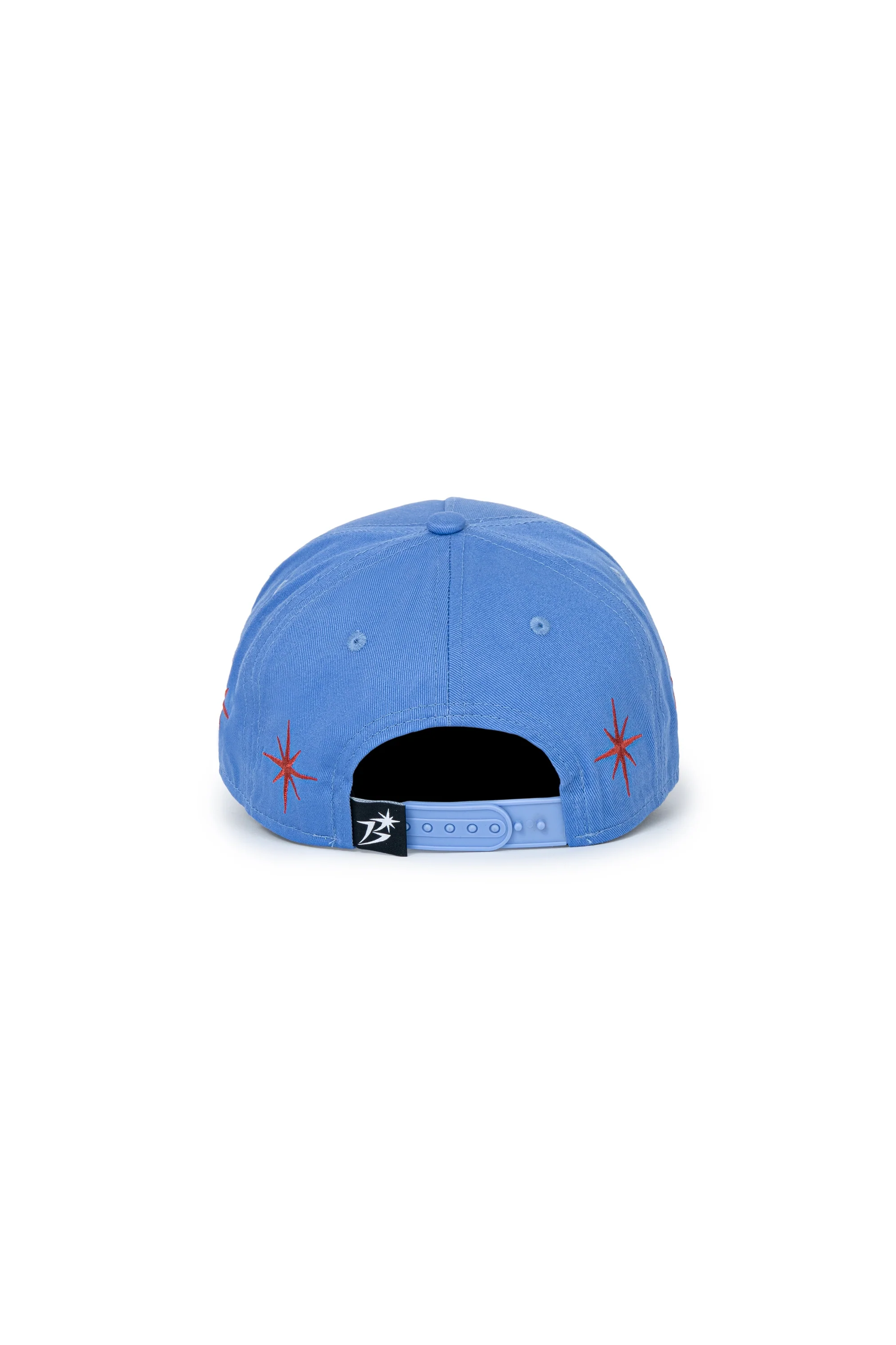The B Logo Sparkle Structured 5-Panel Cap Cobalt available online with global shipping, and in PAM Stores Melbourne and Sydney.