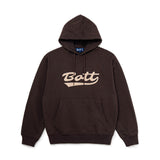 Script Logo Hoodie Brown