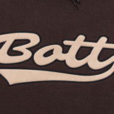 Script Logo Hoodie Brown