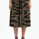 The CAMO PLEATED SKIRT available online with global shipping, and in PAM Stores Melbourne and Sydney.