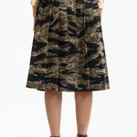 The CAMO PLEATED SKIRT available online with global shipping, and in PAM Stores Melbourne and Sydney.