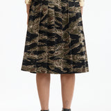 The CAMO PLEATED SKIRT available online with global shipping, and in PAM Stores Melbourne and Sydney.