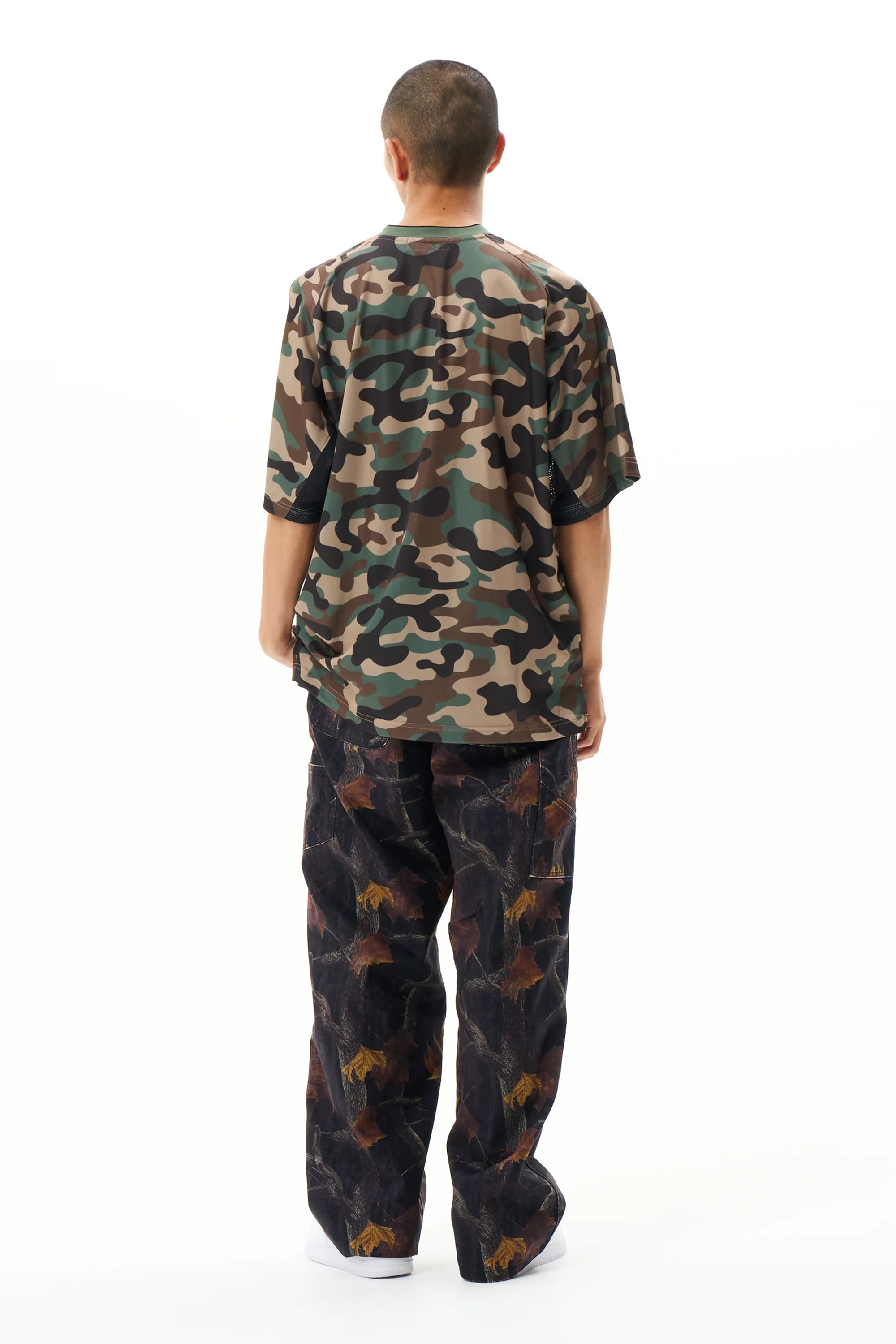 The Panelled Training Shirt Camo available online with global shipping, and in PAM Stores Melbourne and Sydney.