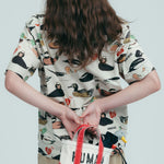 The CANVAS TOTE SMALL WHITE available online with global shipping, and in PAM Stores Melbourne and Sydney.