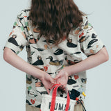 The CANVAS TOTE SMALL WHITE available online with global shipping, and in PAM Stores Melbourne and Sydney.