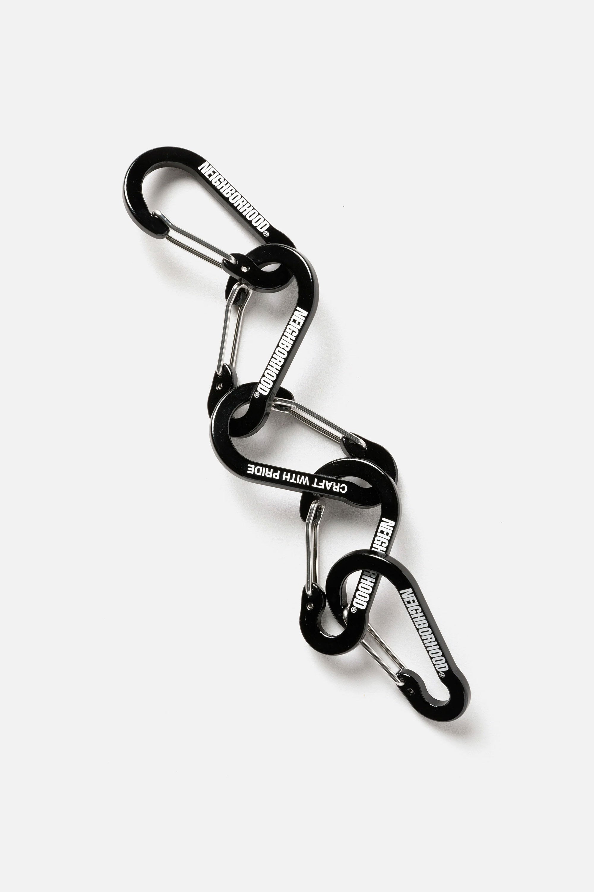 The ALUMINIUM CARABINER (SET OF 5) BLACK available online with global shipping, and in PAM Stores Melbourne and Sydney.