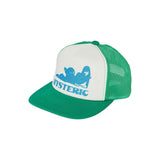 Black Cat Woman Mesh Cap Green