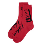 The CAVF eppppt SOCKS RED available online with global shipping, and in PAM Stores Melbourne and Sydney.