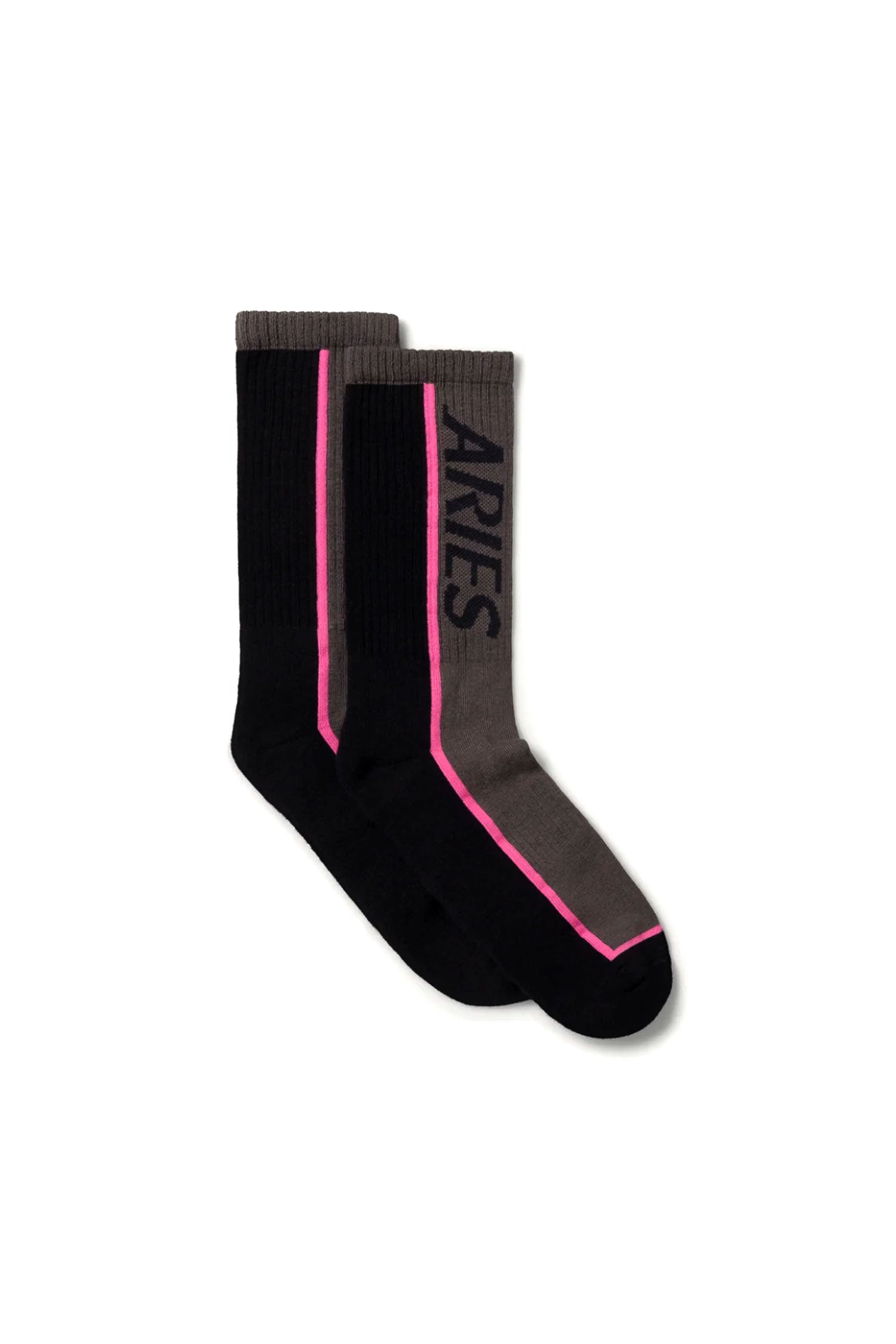 The ARIES - SS24 CREDIT CARD SOCK BLACK available online with global shipping, and in PAM Stores Melbourne and Sydney.