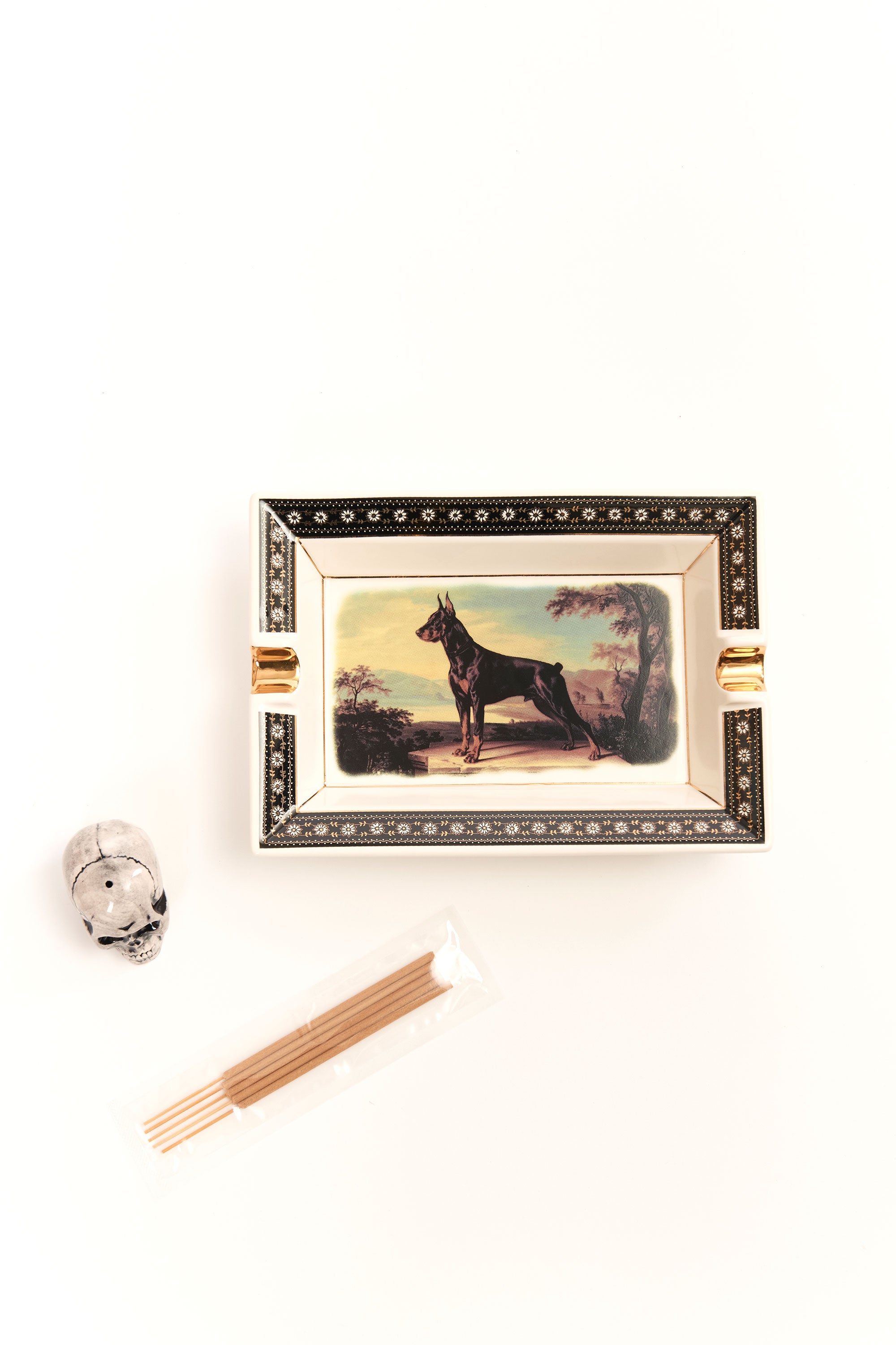 The SQUARE INCENSE TRAY BLACK available online with global shipping, and in PAM Stores Melbourne and Sydney.