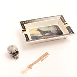 The SQUARE INCENSE TRAY BLACK available online with global shipping, and in PAM Stores Melbourne and Sydney.