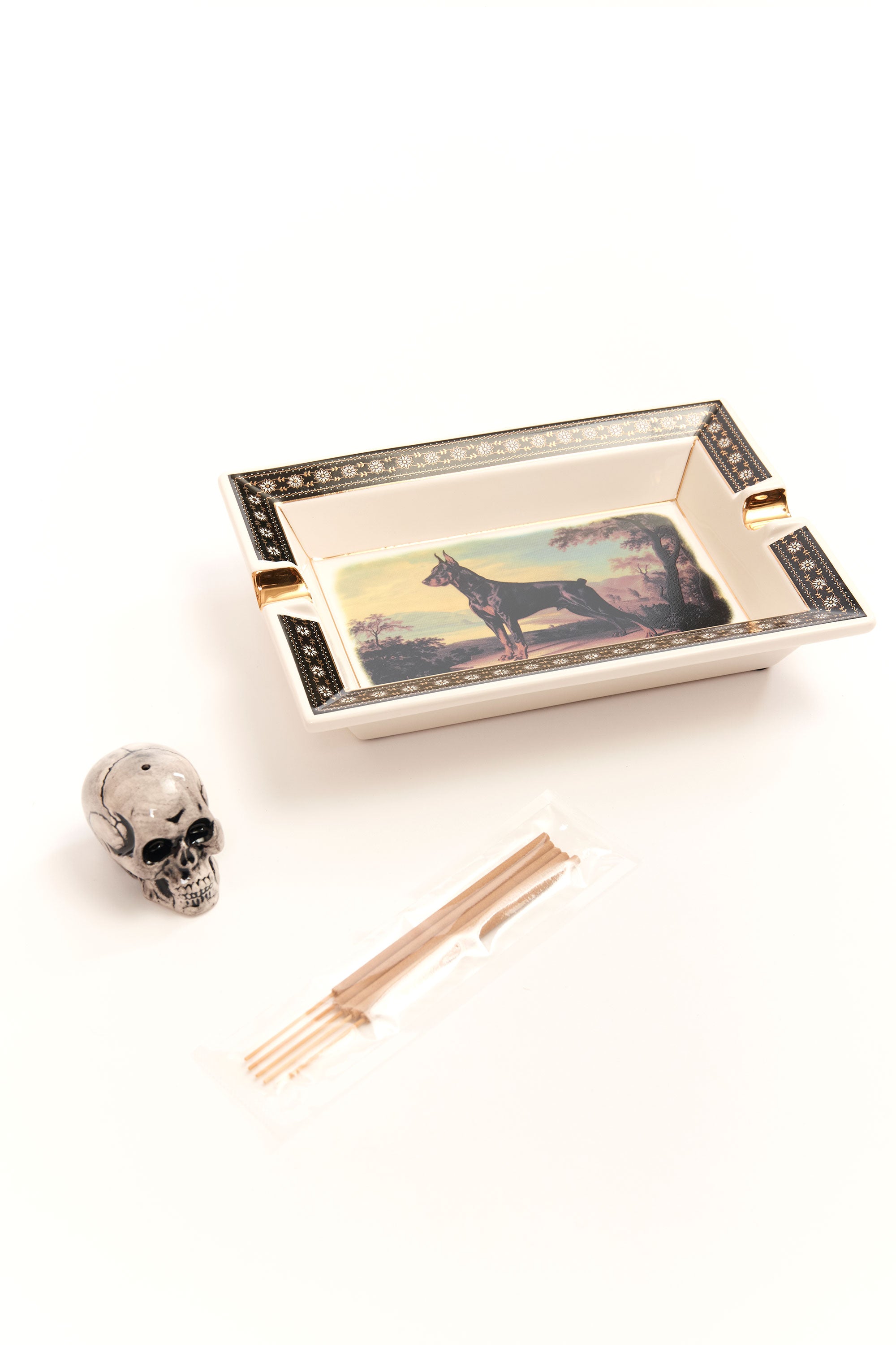 The SQUARE INCENSE TRAY BLACK available online with global shipping, and in PAM Stores Melbourne and Sydney.