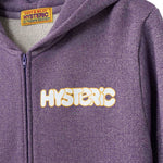 The CHAINSAW BUNNY Cropped Hoodie Purple available online with global shipping, and in PAM Stores Melbourne and Sydney.