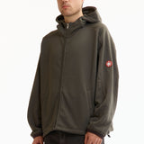 PE JERSEY ZIP HOODY CHARCOAL