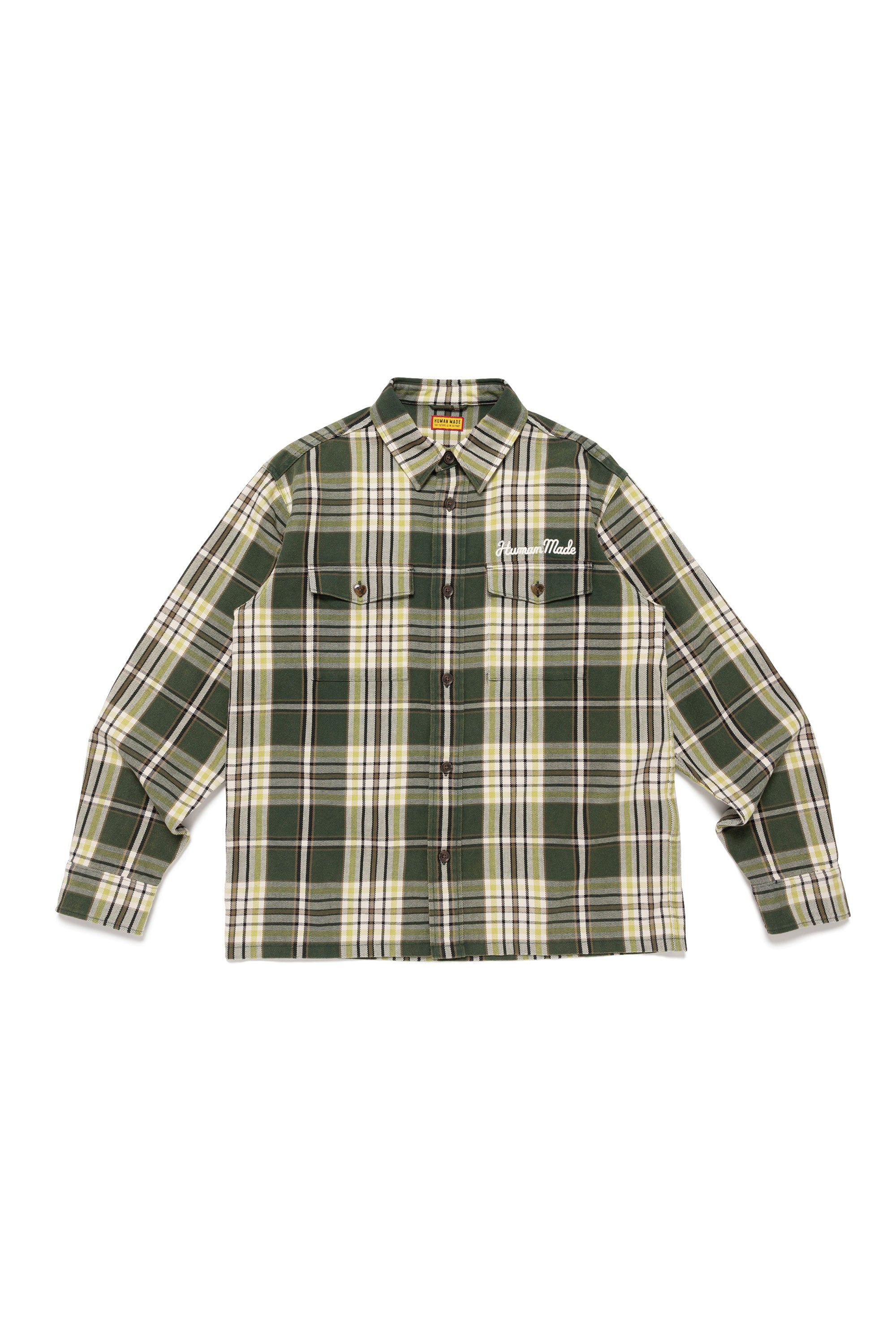 The CHECK SHIRT GREEN available online with global shipping, and in PAM Stores Melbourne and Sydney.