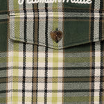 The CHECK SHIRT GREEN available online with global shipping, and in PAM Stores Melbourne and Sydney.