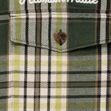The CHECK SHIRT GREEN available online with global shipping, and in PAM Stores Melbourne and Sydney.
