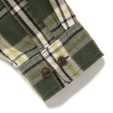 The CHECK SHIRT GREEN available online with global shipping, and in PAM Stores Melbourne and Sydney.