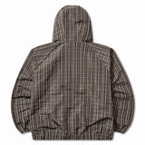 The Check Smock Anorak Beige Dark Brown available online with global shipping, and in PAM Stores Melbourne and Sydney.