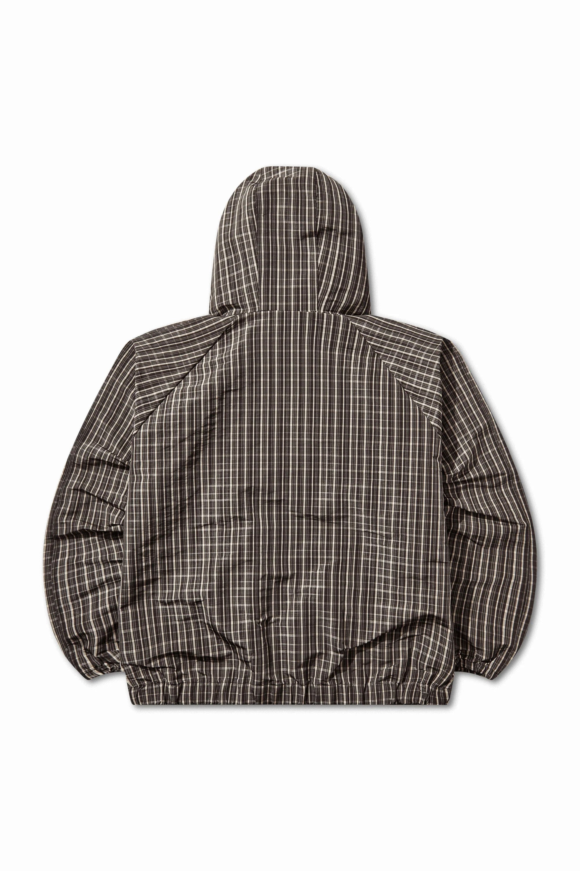 The Check Smock Anorak Beige Dark Brown available online with global shipping, and in PAM Stores Melbourne and Sydney.