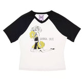 The ANNA SUI CHEERLEADER BABY TEE  available online with global shipping, and in PAM Stores Melbourne and Sydney.