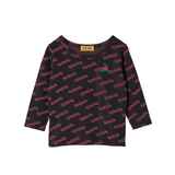 The CHEERY 3/4 SLEEVE EMBROIDERED TEE available online with global shipping, and in PAM Stores Melbourne and Sydney.