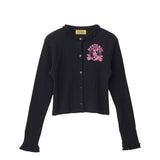 CHERRY ADDICTION Cardigan Black