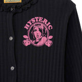 CHERRY ADDICTION Cardigan Black