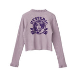 CHERRY ADDICTION Cardigan Purple