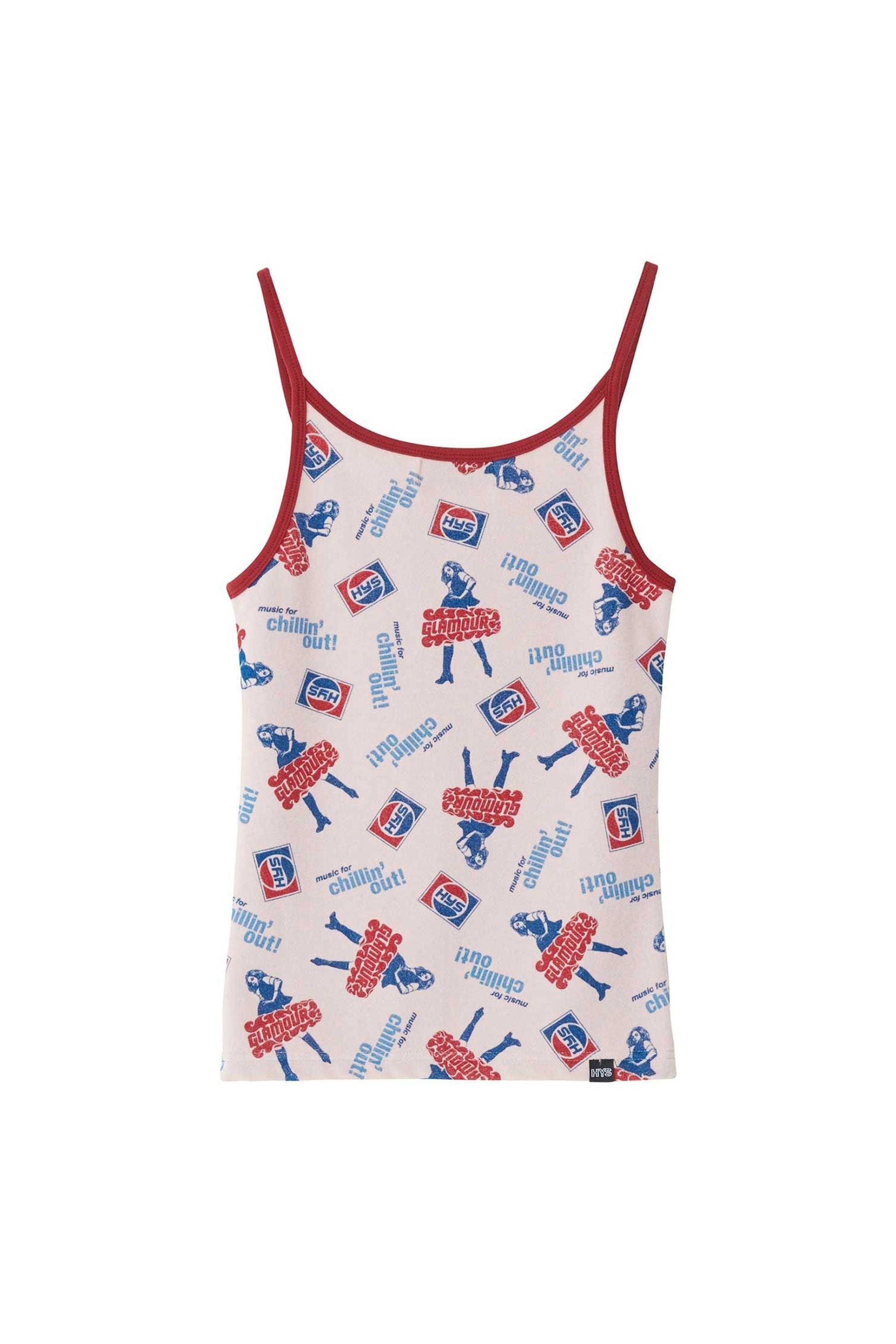 The CHILLIN' OUT CAMISOL PINK available online with global shipping, and in PAM Stores Melbourne and Sydney.