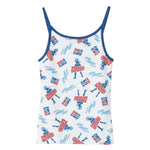The CHILLIN' OUT CAMISOL WHITE available online with global shipping, and in PAM Stores Melbourne and Sydney.