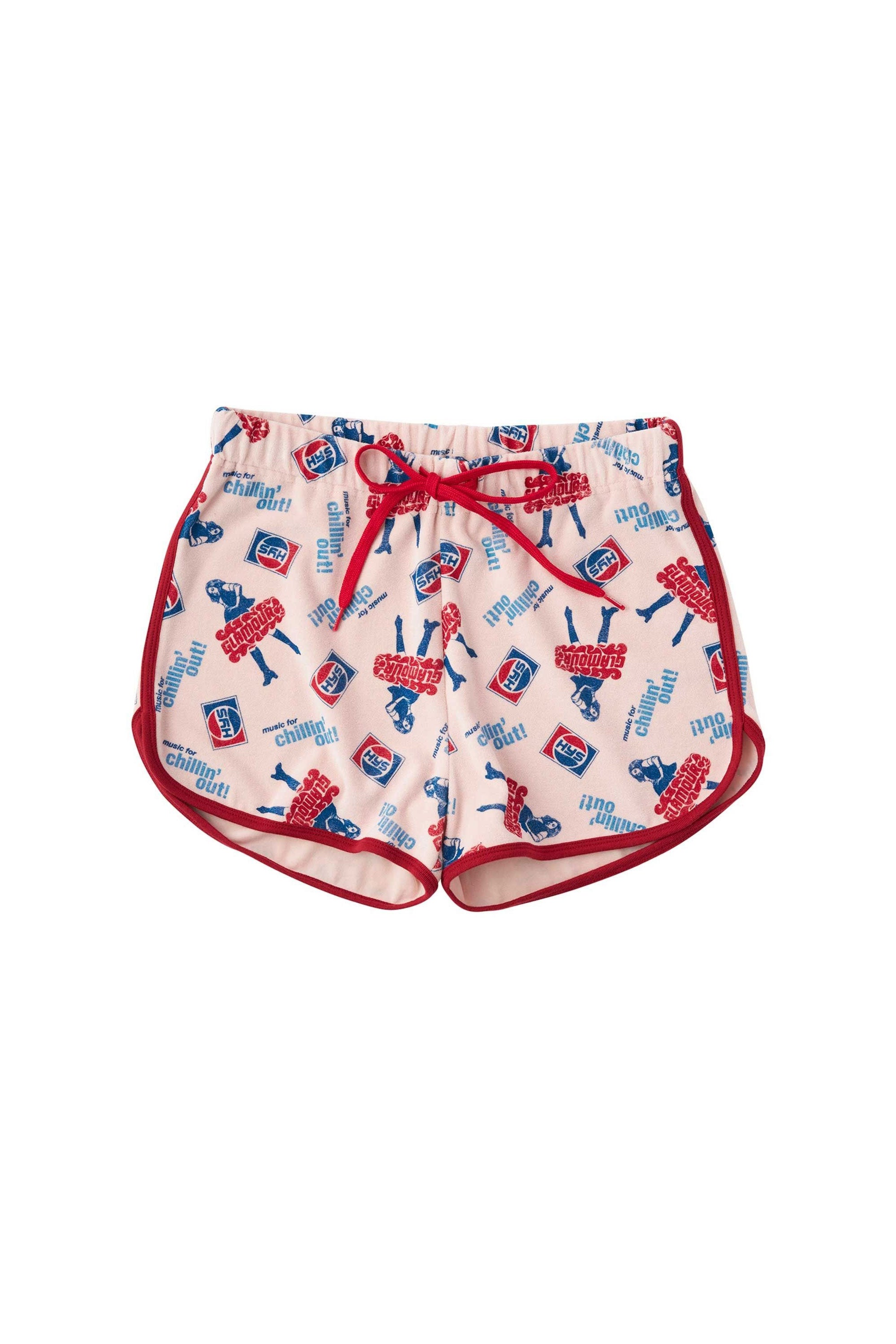 The CHILLIN' OUT SHORTS PINK available online with global shipping, and in PAM Stores Melbourne and Sydney.