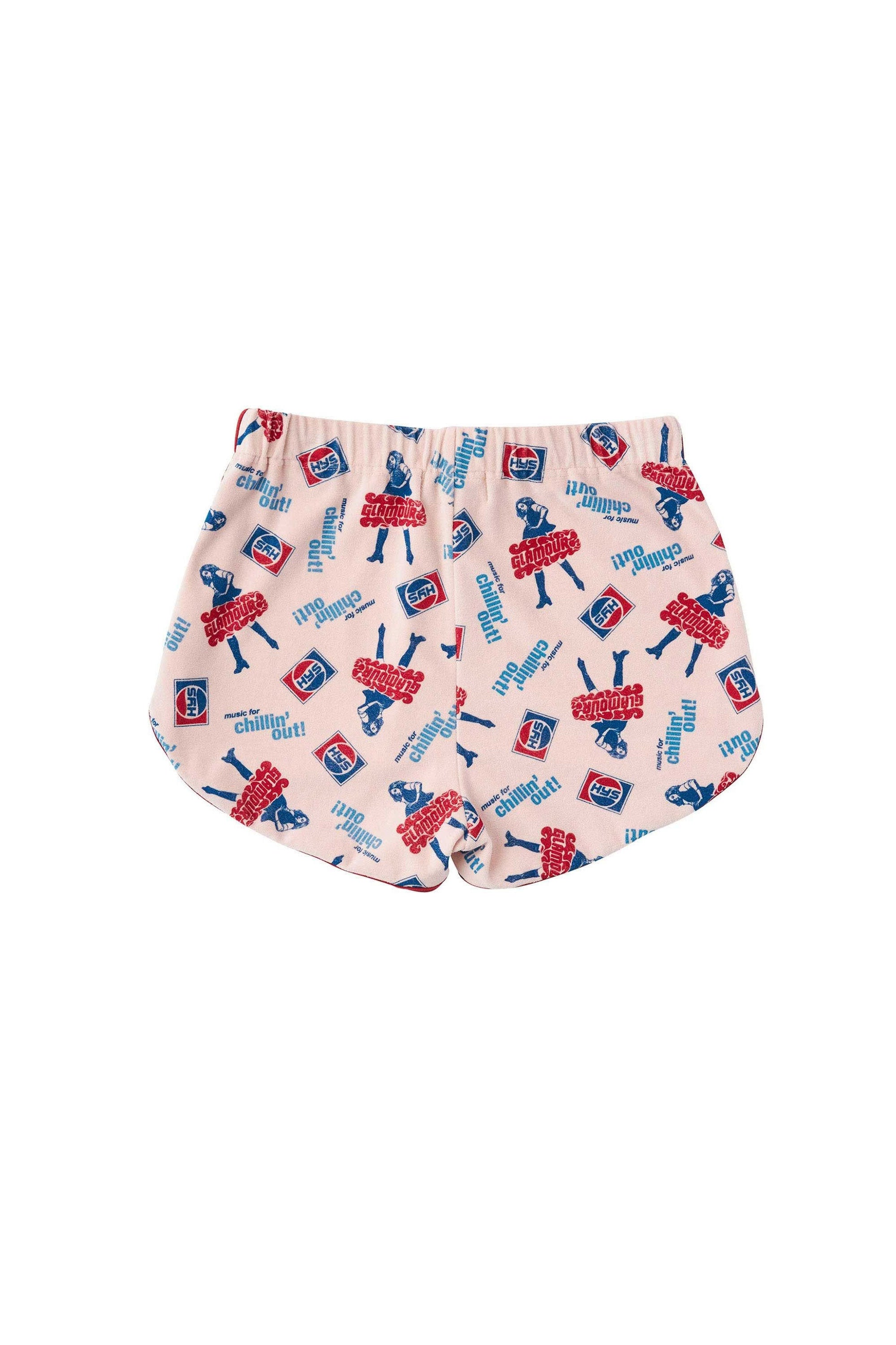 The CHILLIN' OUT SHORTS PINK available online with global shipping, and in PAM Stores Melbourne and Sydney.