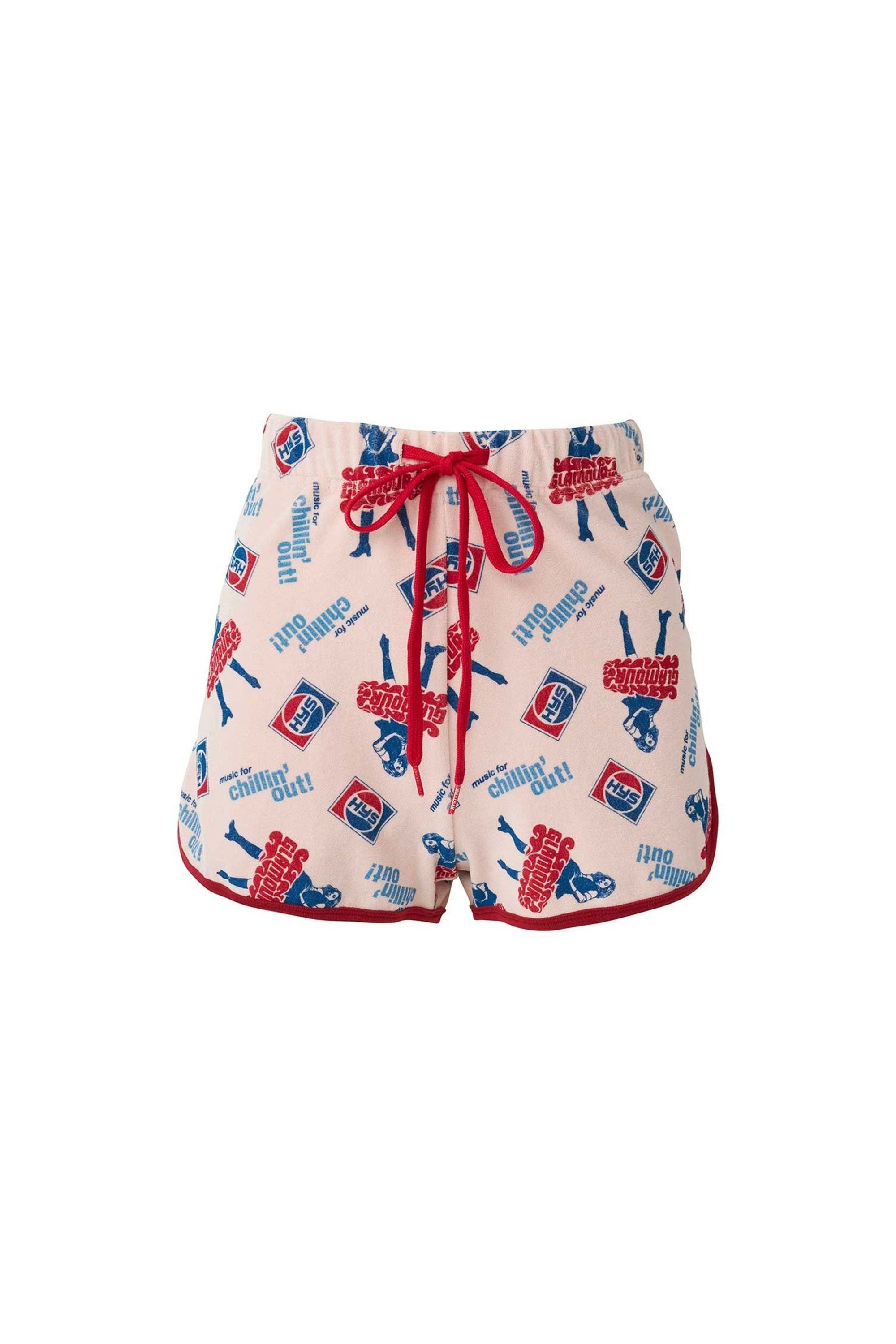The CHILLIN' OUT SHORTS PINK available online with global shipping, and in PAM Stores Melbourne and Sydney.