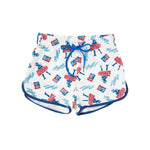 The CHILLIN' OUT SHORTS WHITE available online with global shipping, and in PAM Stores Melbourne and Sydney.