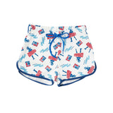 The CHILLIN' OUT SHORTS WHITE available online with global shipping, and in PAM Stores Melbourne and Sydney.