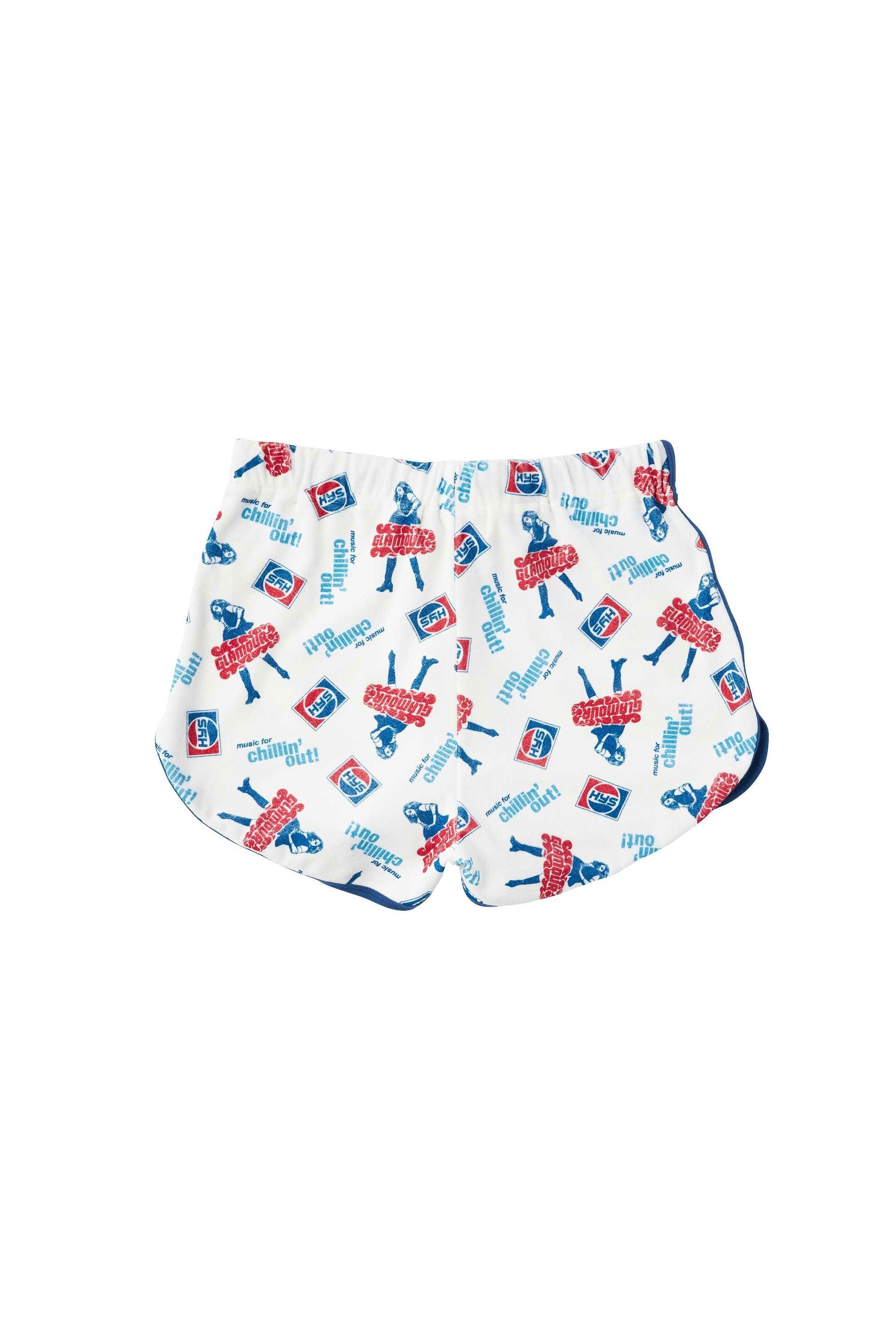 The CHILLIN' OUT SHORTS WHITE available online with global shipping, and in PAM Stores Melbourne and Sydney.