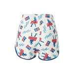 The CHILLIN' OUT SHORTS WHITE available online with global shipping, and in PAM Stores Melbourne and Sydney.