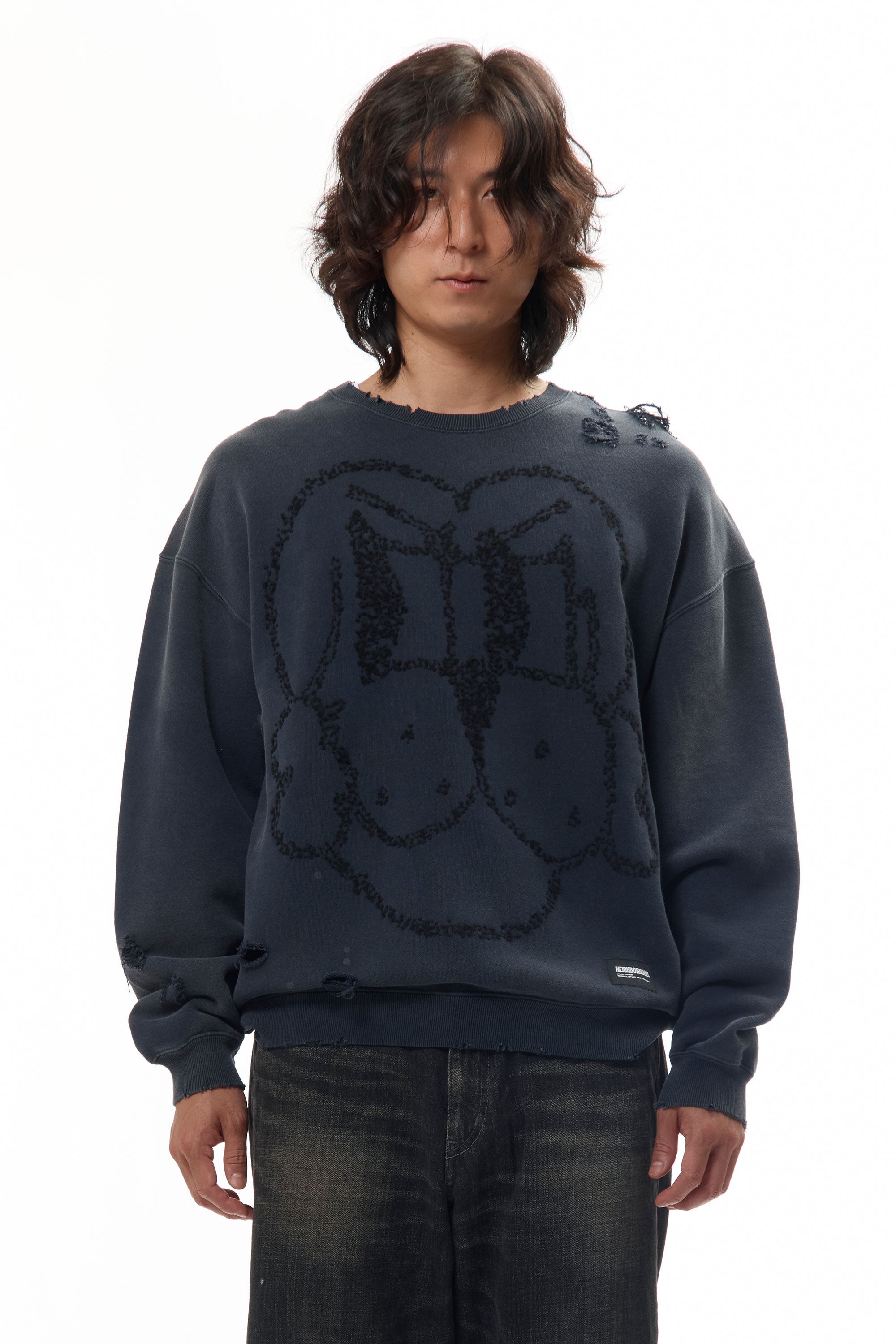 The NH X CHITO SAVAGE SWEAT SHIRT LS available online with global shipping, and in PAM Stores Melbourne and Sydney.