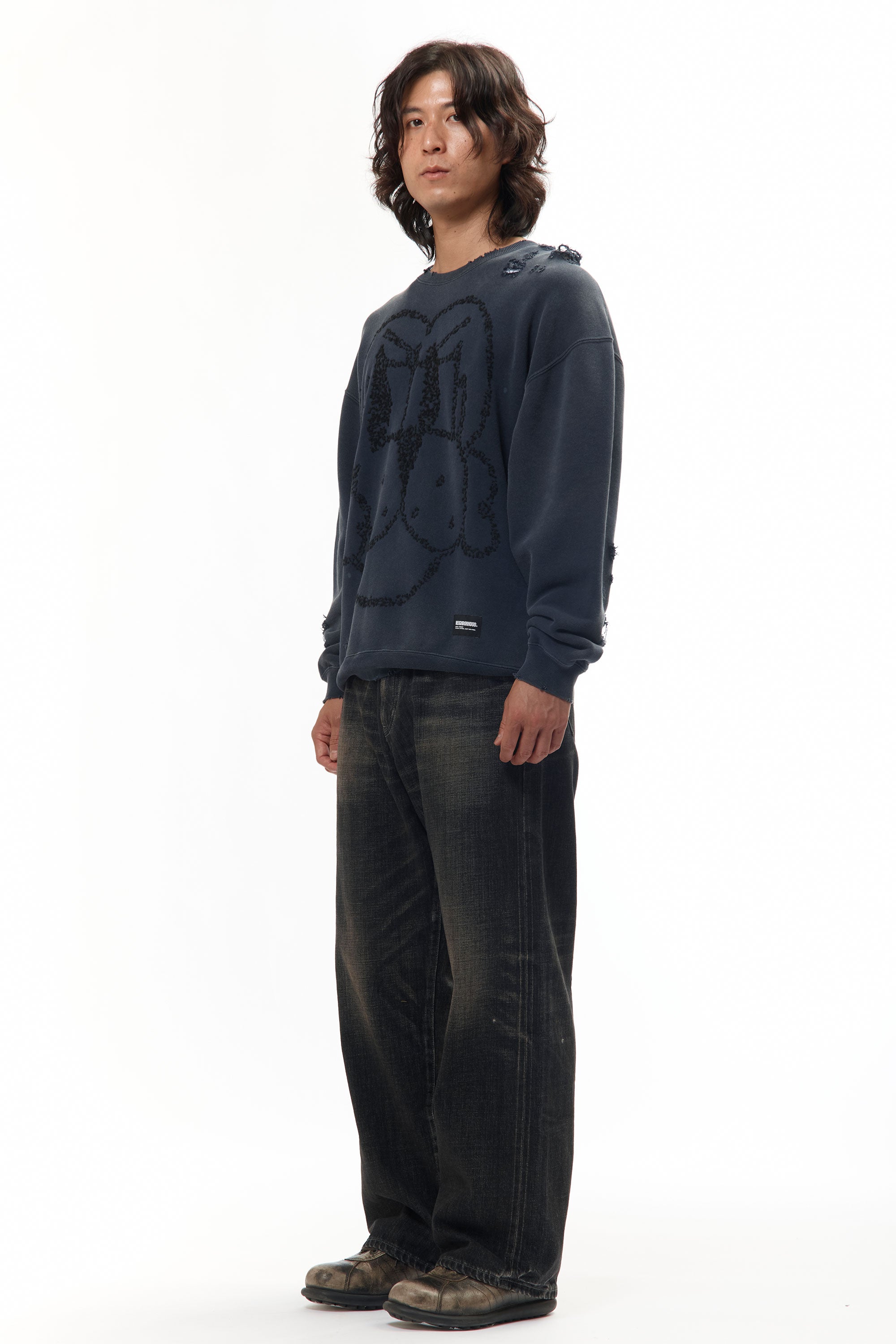 The NH X CHITO SAVAGE SWEAT SHIRT LS available online with global shipping, and in PAM Stores Melbourne and Sydney.