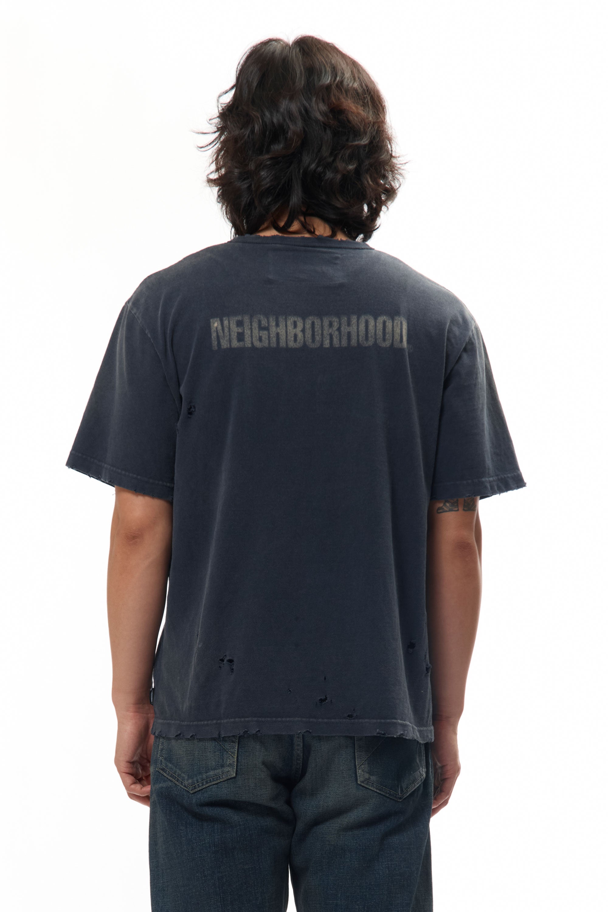 The NH X CHITO . SAVAGE CREWNECK SS TEE BLACK available online with global shipping, and in PAM Stores Melbourne and Sydney.