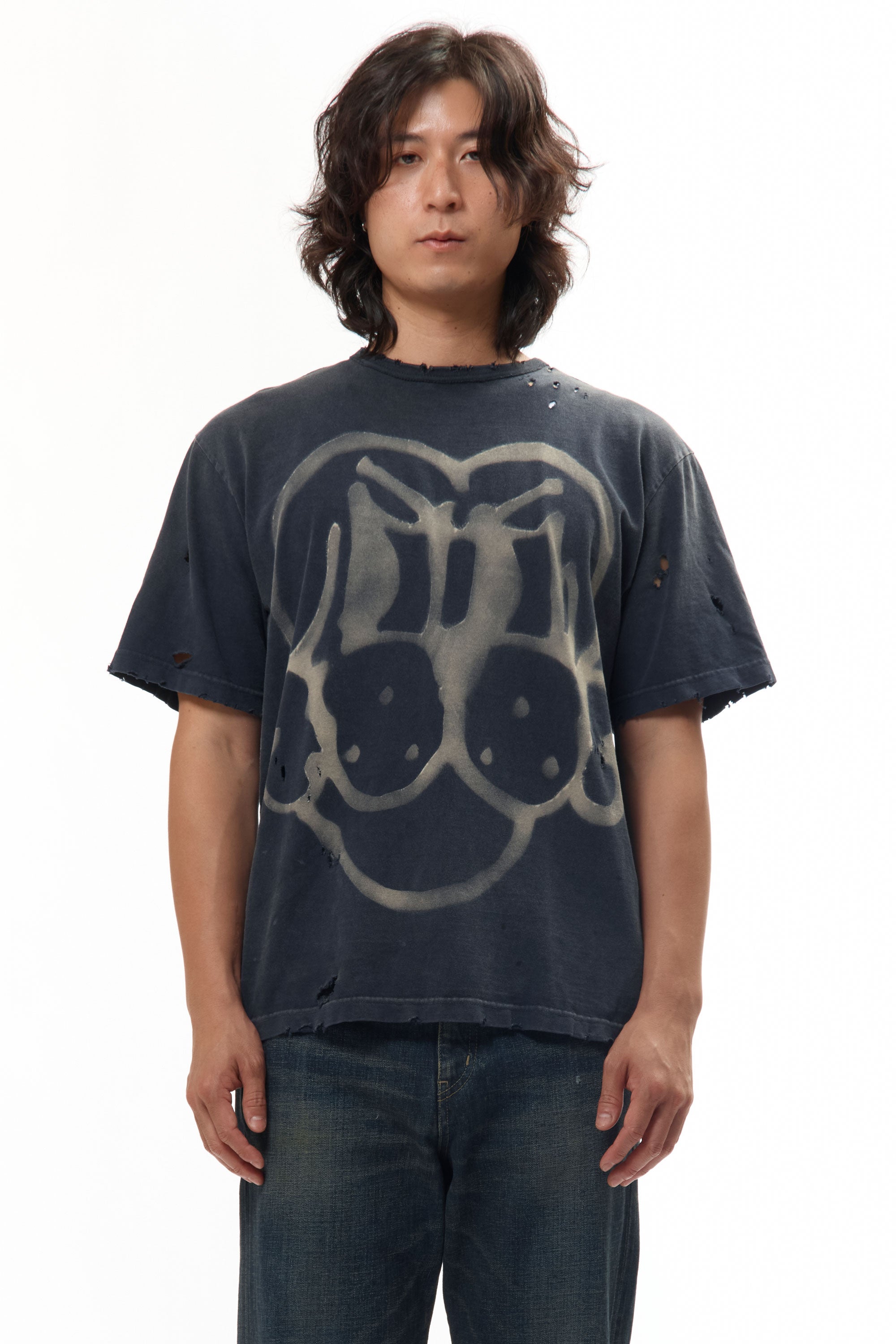 The NH X CHITO . SAVAGE CREWNECK SS TEE BLACK available online with global shipping, and in PAM Stores Melbourne and Sydney.