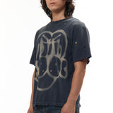 The NH X CHITO . SAVAGE CREWNECK SS TEE BLACK available online with global shipping, and in PAM Stores Melbourne and Sydney.