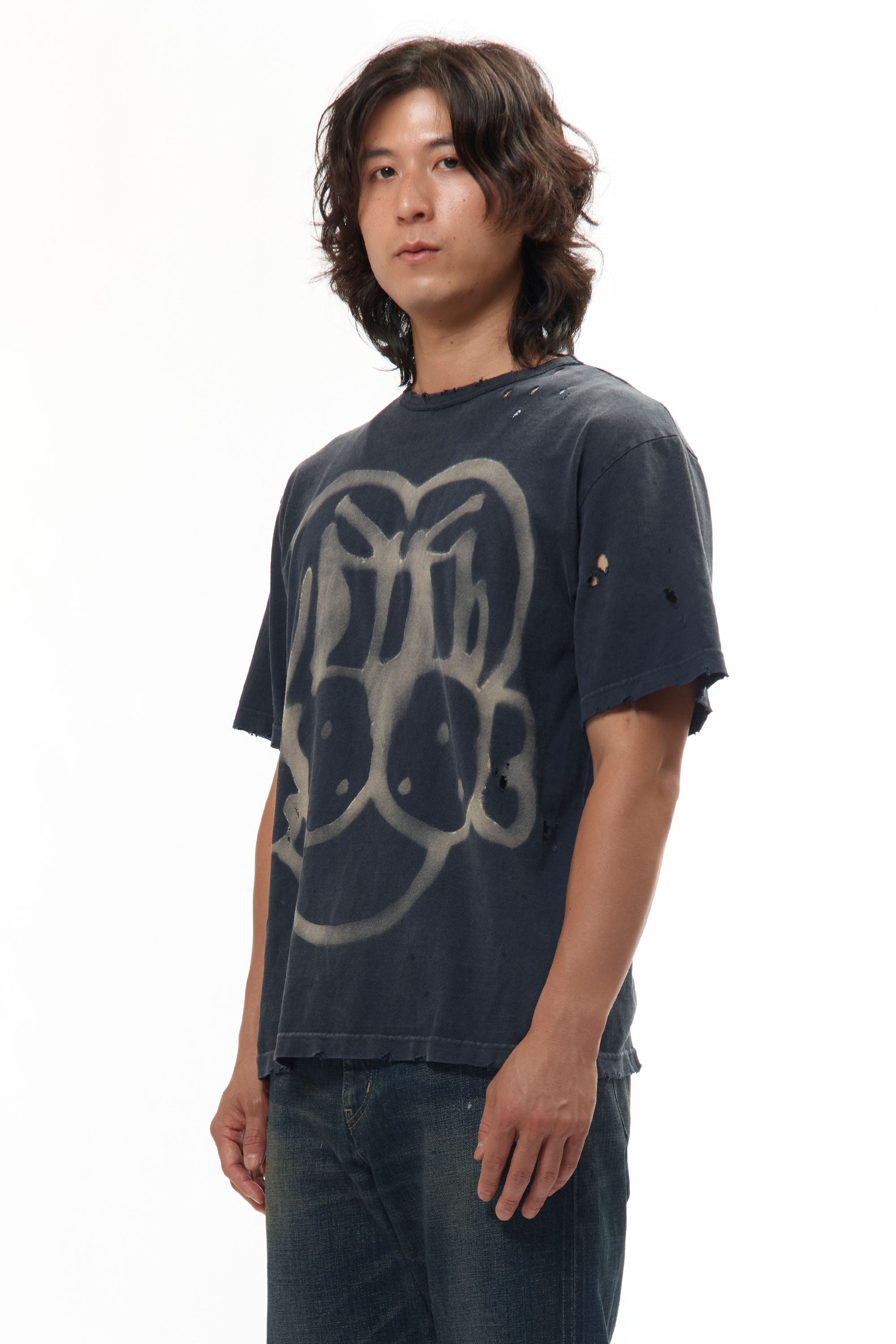 The NH X CHITO . SAVAGE CREWNECK SS TEE BLACK available online with global shipping, and in PAM Stores Melbourne and Sydney.