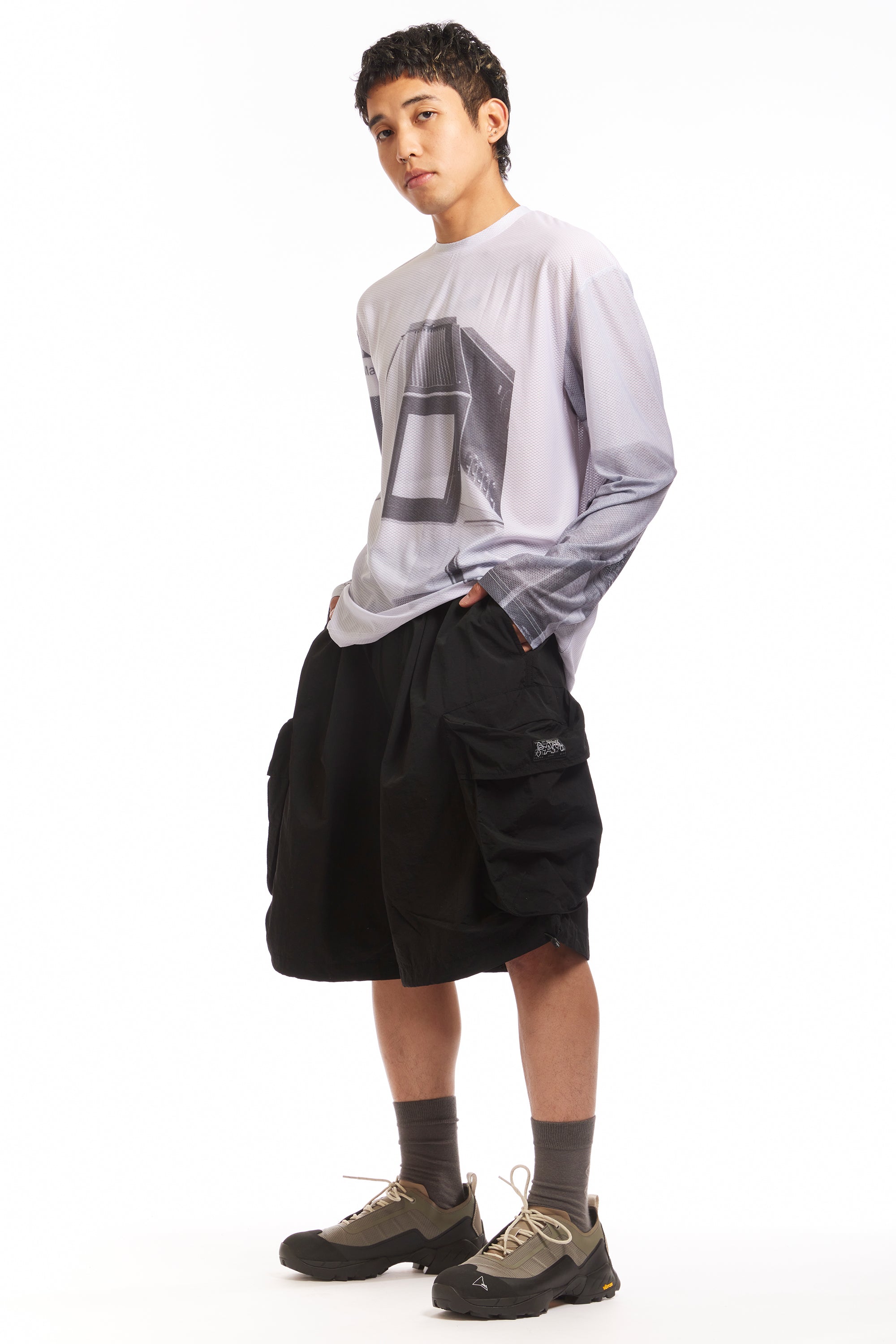 The CHOW SHORTS - BLACK TV available online with global shipping, and in PAM Stores Melbourne and Sydney.