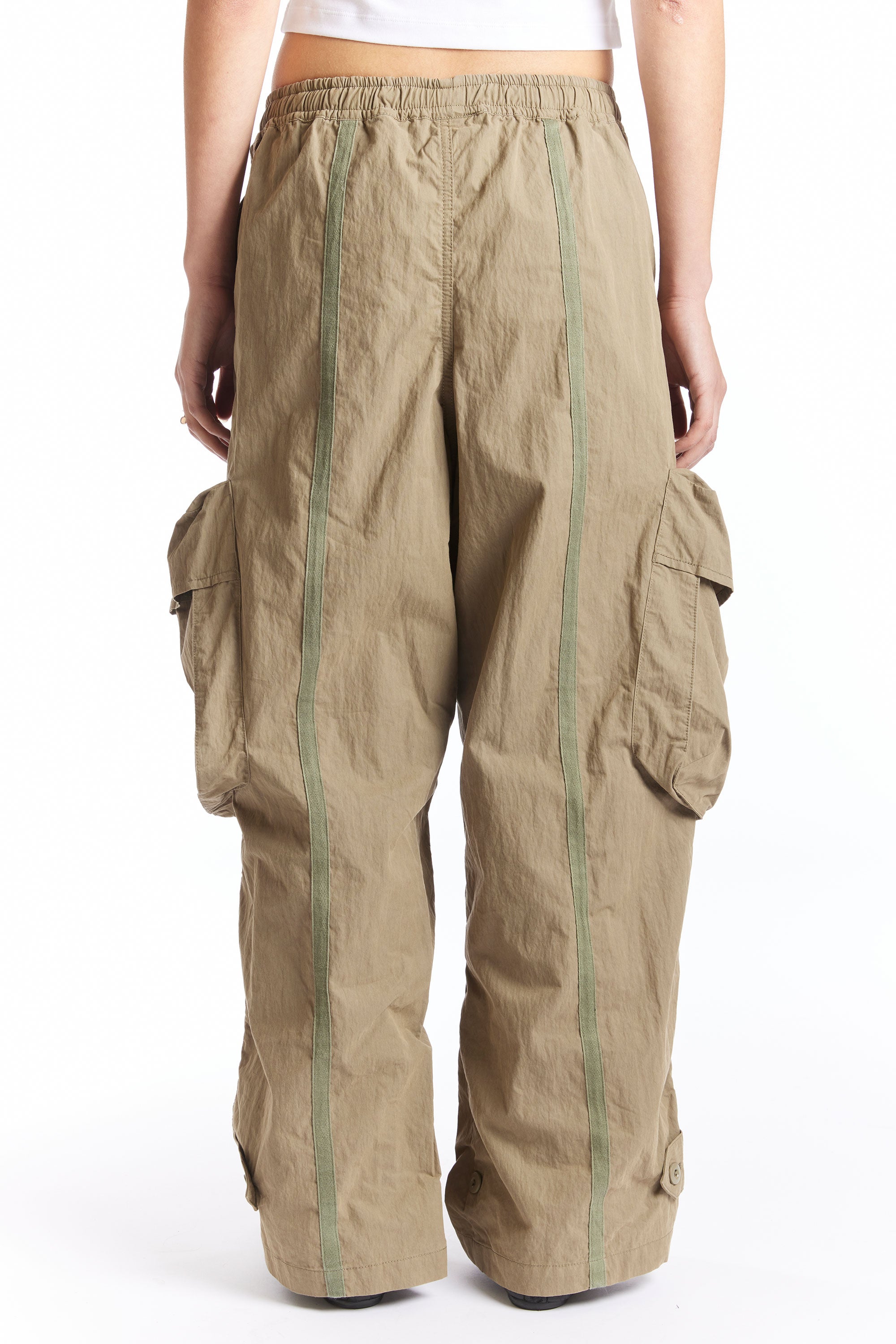 The WTTC CHOW PANTS ELM  available online with global shipping, and in PAM Stores Melbourne and Sydney.