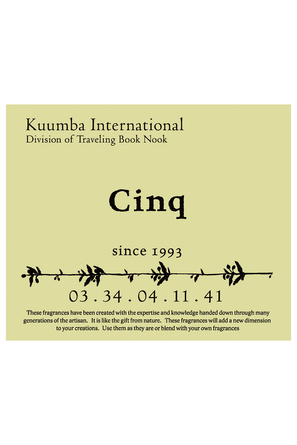 The KUUMBA - DESIGNERS INCENSE CINQ available online with global shipping, and in PAM Stores Melbourne and Sydney.