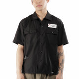 The CLASSIC WORK SHIRT SS-1 BLACK available online with global shipping, and in PAM Stores Melbourne and Sydney.